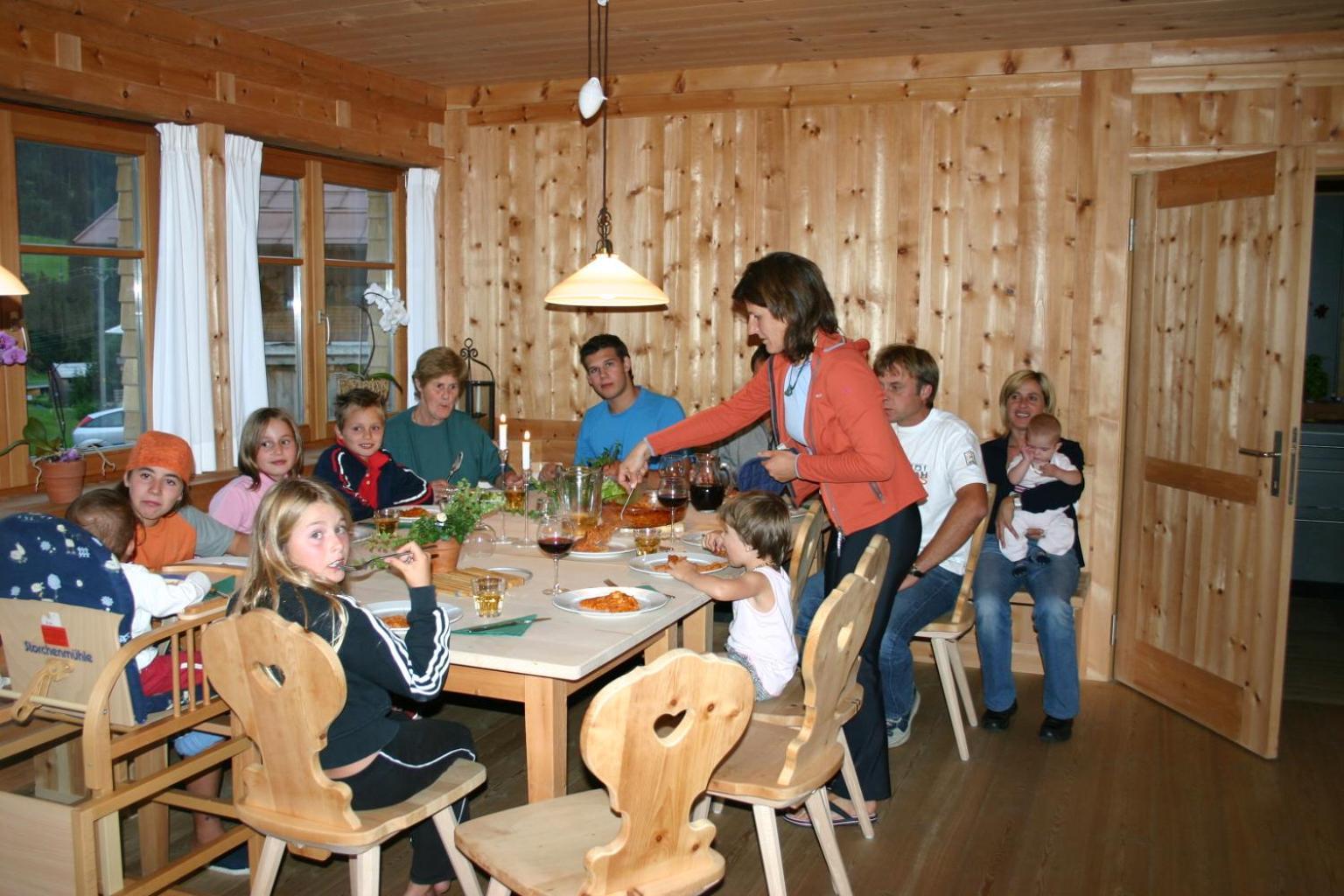 Ferienwohnung Haus Rose Schröcken Exterior foto